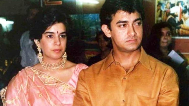 Aamir khan and rina dutta